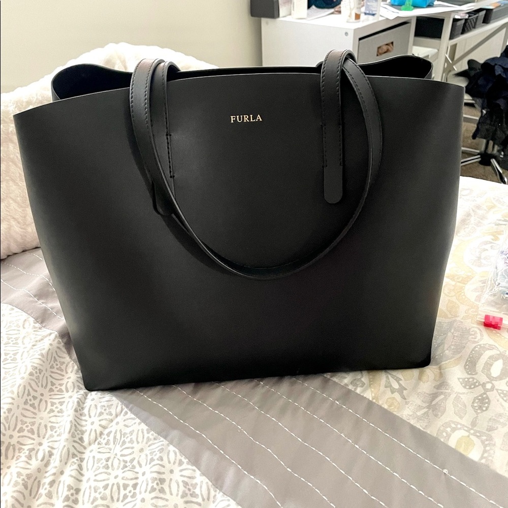 Furla Leather Tote & Wallet
